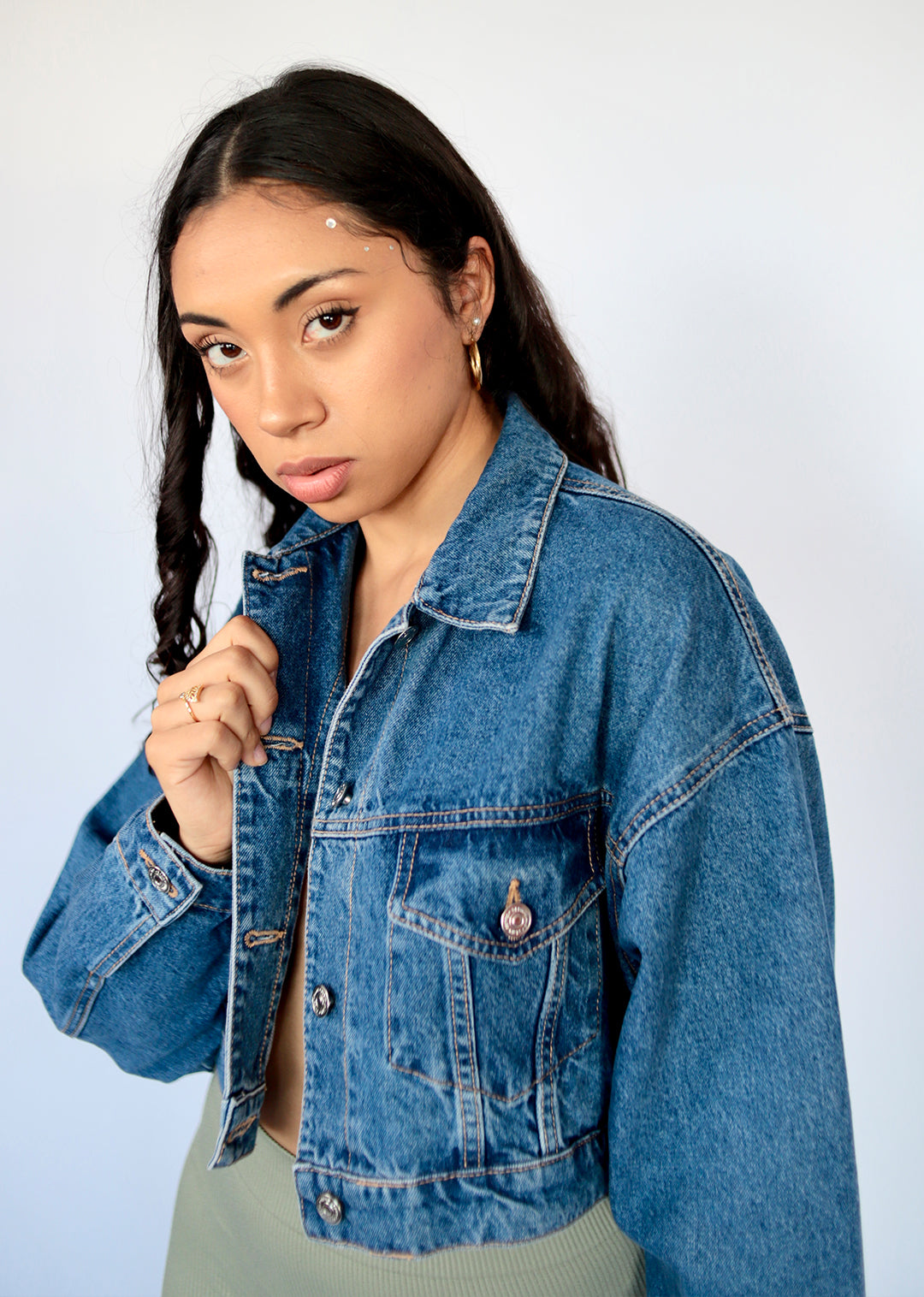 Denim Crop