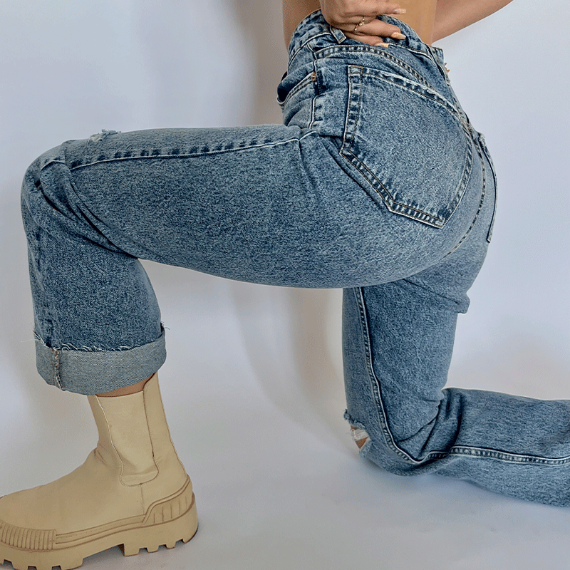 Wide Leg - Rasgado