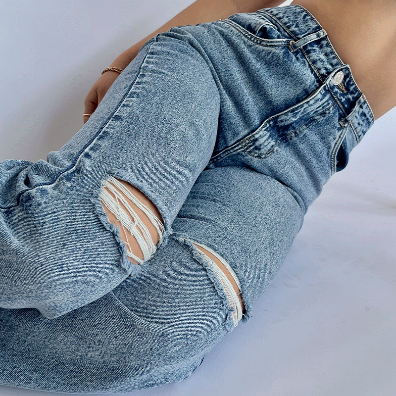 Wide Leg - Rasgado